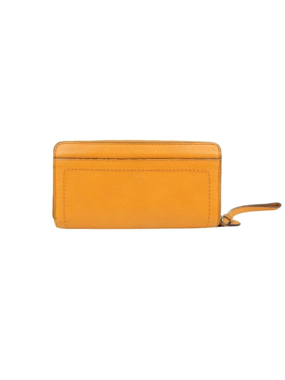 Coach orange leather